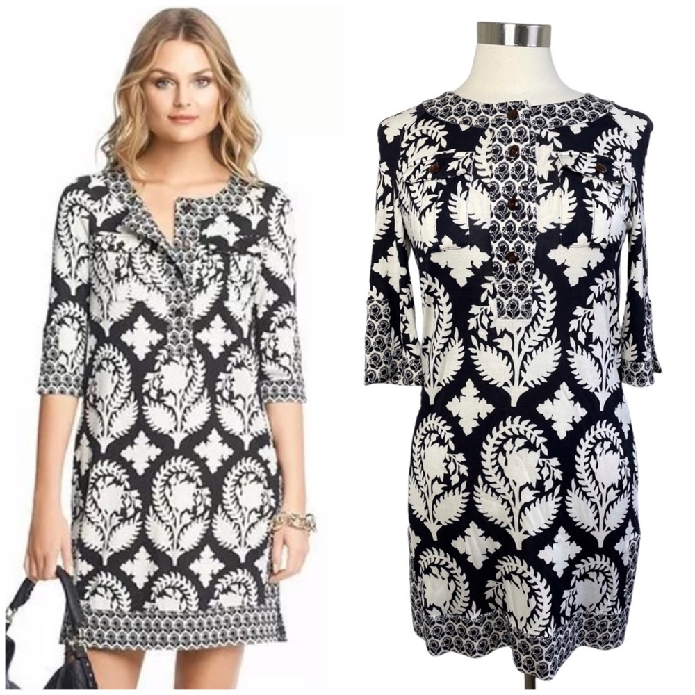 DIANE VON FURSTENBERG Sadie Silk Brocade Floral Dress size 6